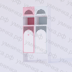 Стеллаж «Город цветов» без выкатных ящиков (10 секций)