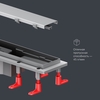 Am.Pm W02SC-U11-050-04SB PrimeFlow Трап для душа линейный универс затвор Tile 50см цвет сталь мат