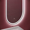 OV55F Зеркало SANCOS "Oval Led", фронтальная подсветка 550х1050