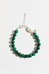 Браслет I AM RICH из малахита