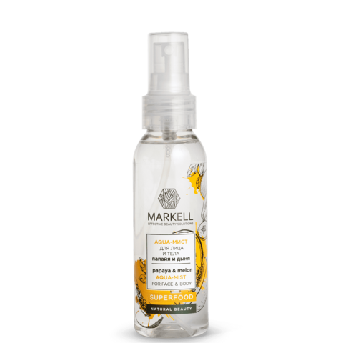 Markell Superfood Aqua-мист для лица и тела папайя и дыня 100мл