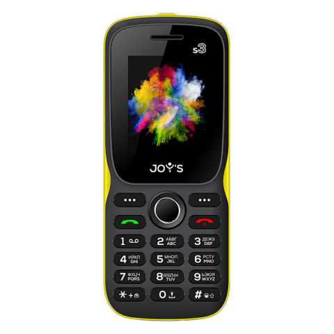 Мобильный телефон Joy's S3 Black/Yellow