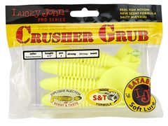 Твистеры съедобные LJ Pro Series Crusher Grub 4.5 in (114 мм), цвет S88, 4 шт