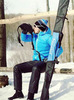 Чехол для беговых лыж Nordski Black-Blue на 1 пару до 210 см