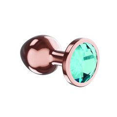 Пробка цвета розового золота с малиновым кристаллом Diamond Topaz Shine L - 8,3 см. - 