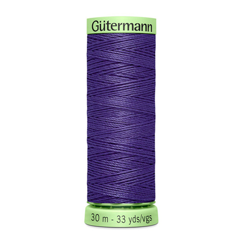 Нить Top Stitch 30/30 м для декоративной отстрочки, Gutermann, 086 фиолетовый джинс