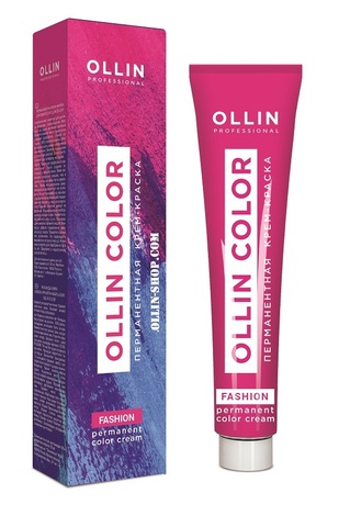 OLLIN COLOR Fashion Color  Анти-желтый 60мл Перманентная крем-краска для волос