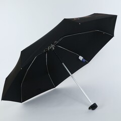 Карманный черный мини зонт NEX с Эйфелевой башней