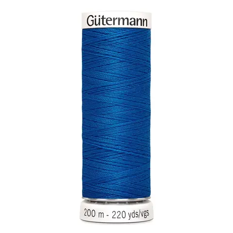 Нить Sew-All 200 м, Gutermann, 322 синяя бирюза