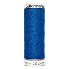 Нить Sew-All 200 м, Gutermann, 322 синяя бирюза
