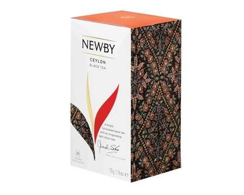 Чай черный в пакетиках Newby Ceylon, 25 пак/уп