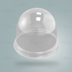 Крышка купольная контейнера для десерта ПР-Т-85 К прозрачный