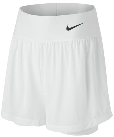 Теннисные шорты женские Nike Court Dri-Fit Advantage Short W - white/black