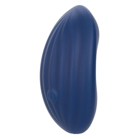 Синий вибромассажер Cashmere Velvet Curve - California Exotic Novelties Cashmere SE-4364-05-3