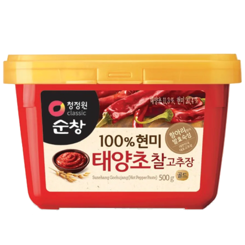 Острая перцовая паста Кочхуджан Daesang Hot Pepper Paste Gochujang, 500 гр