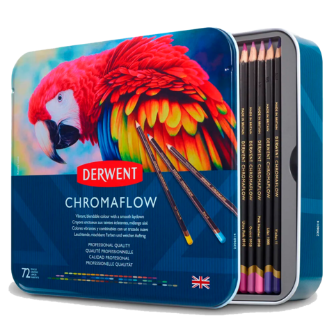 Derwent Chromaflow Набор 72 цвета