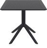 Стол пластиковый Sky 80х80 см, черный