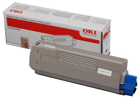 OKI C710 тонер желтый (43866121) ресурс 11500 копий.