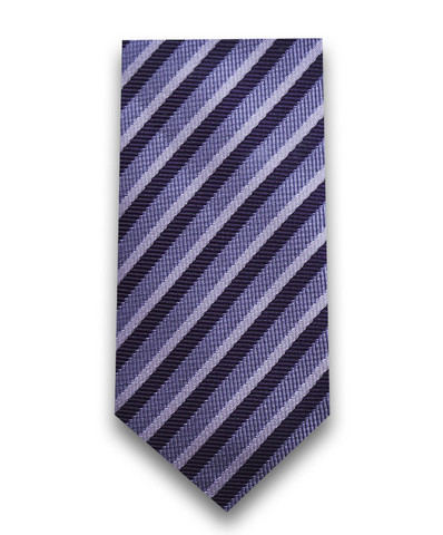 Сиреневый галстук в полоску TSAREVICH
