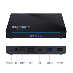 Смарт ТВ приставка OneTech H96 Max RK3566 ULTRA HD TV BOX 8/128 Гб Андроид 11.0
