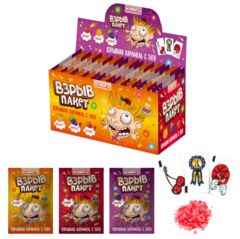 Взрыв Пакет взрывная карамель и карамель на палочке с тату