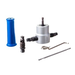 ЗУБР Сверчок, набор в кейсе, насадка-ножницы для реза листового металла, Профессионал (23294)