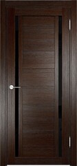 Межкомнатная дверь Турин 10 / Цвет Дуб темный / Стекло "Лакобель" / Двери Верда