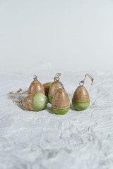 Деревянный интерьерный подвес 