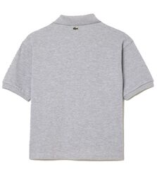 Теннисная футболка Lacoste Cotton Pique Print Polo Shirt - grey