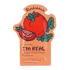 Tony Moly Маска тканевая с экстрактом томатов - I'm real tomato mask sheet, 21г