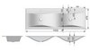 Раковина белая Velvex Pulsus 140 rkPUL.140-81