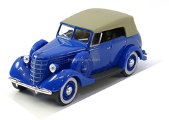 GAZ-11-40 with awning blue 1:43 Nash Avtoprom