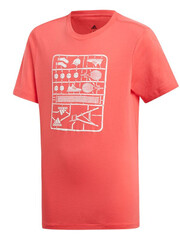 Детская футболка Adidas Kids GraphicTee - shock red