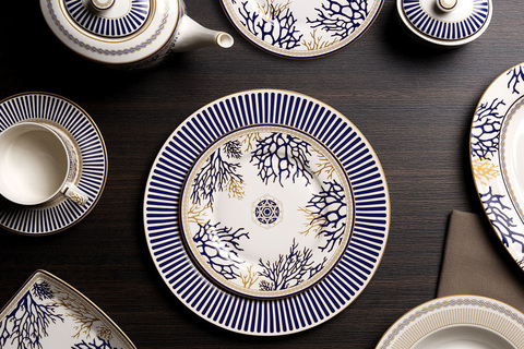 Тарелка суповая 21.5см Pozzi Milano 1876 Corallo