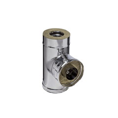 Ferrum Сэндвич-тройник 90° (430/0,8мм + нерж.) Ф250х350