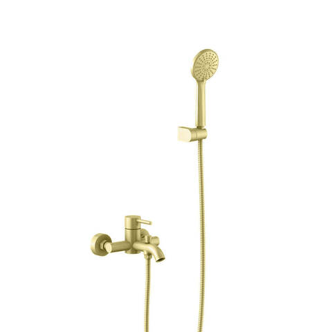 Aquatek AQ1349BG AQ1349BG ЕВРОПА смеситель для ванны с душевым набором, шлиф. золото