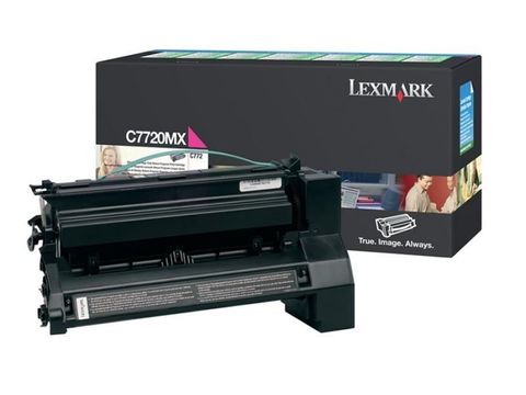 Картридж для принтеров Lexmark C772 пурпурный (magenta). Ресурс 15000 стр (C7720MX)