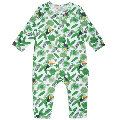 Комбинезон для мальчика "Тукан в джунглях"