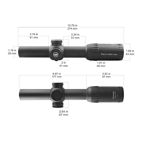 VECTOR OPTICS CONSTANTINE 1-8X24 FFP