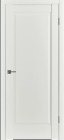 Межкомнатная дверь  VFD (ВФД) ER1 ДГ WidWhite (матовая белая c кремовым оттенком, без текстуры)