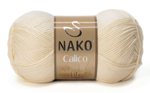 Пряжа Nako Calico 3777 песочный