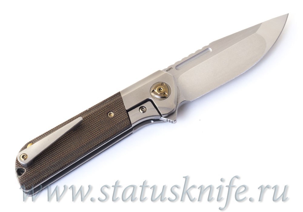 Нож Liong Mah Design Lanny Flipper Green