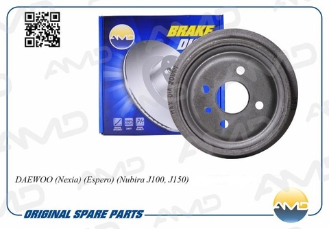 БАРАБАН ТОРМОЗНОЙ ЗАДНИЙ NEXIA, ESP ГОЛЫЙ AMD