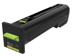 Картридж повышенной емкости для принтеров Lexmark CS820 желтый (yellow). Ресурс 22000 стр (72K5XYE)