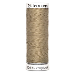 Нить Sew-All 200 м, Gutermann, 265 серо-песочный