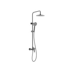 Aquatek AQ2160BGM AQ2160BGM БЕТТА душевая система (смеситель для душа) 220мм, шлиф. черный хром фото