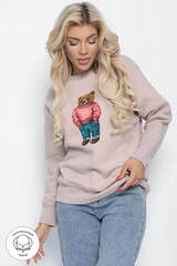 Свитшот "Тедди" (пыльная роза) Б7544 LT Collection