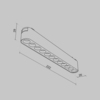 Трековый светильник Maytoni Points TR082-1-12W3K-M-B