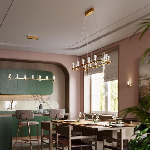 Подвесной светодиодный светильник Odeon Light DEFANCE 7144/65L