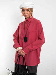 Рубашка Модная клеточка красного цвета